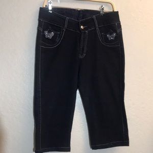 Concepts 16 Bermuda Butterfly Stud Jeans